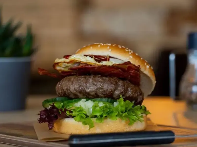 burger special with fries